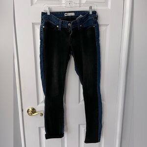 Levi’s Two Tone Low Rise Skinny Jeans
